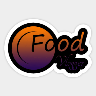 Food Vlogger 04 Sticker